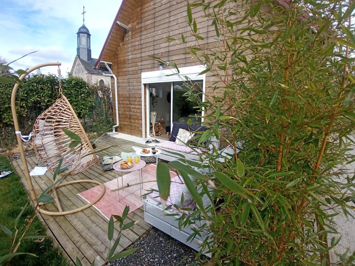 Maison Familiale A La Campagne La Chapelle-du-Bourgay Exteriör bild